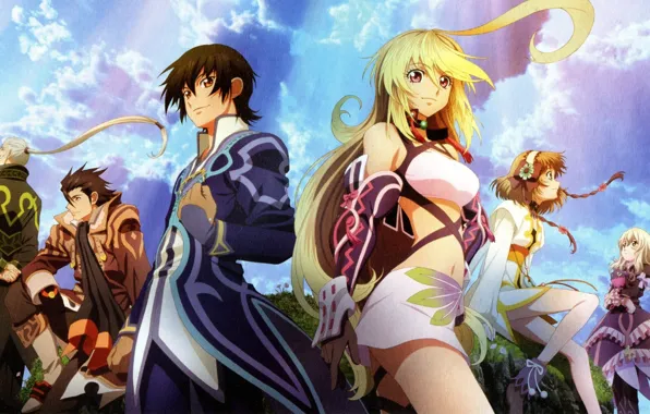 Picture the game, anime, heroes, Tales of Xillia