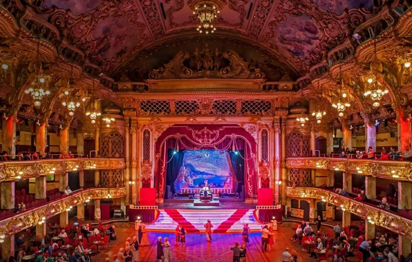 Scene, theatre, hall