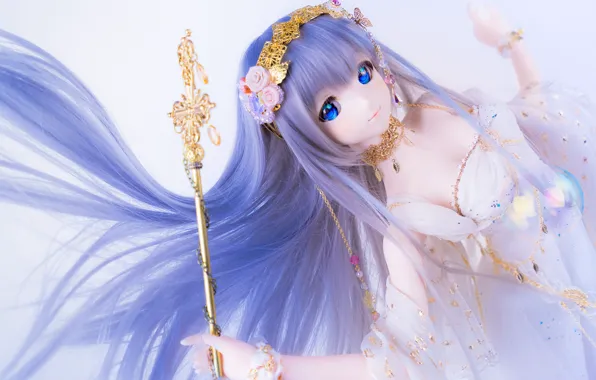 Hair, doll, fairy, rod