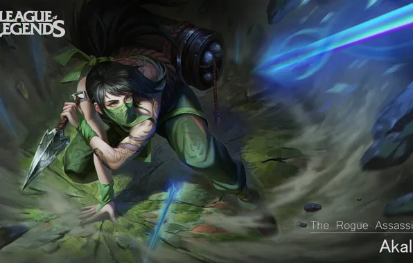 Mask, assassin, kunai, League of Legends, League Of Legends