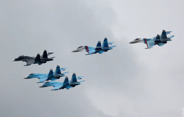 Picture fighters, aircraft, Sukhoi, BBC Russia