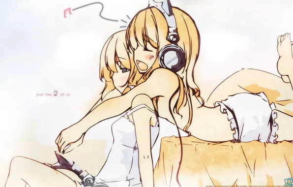 Music, mood, bed, two