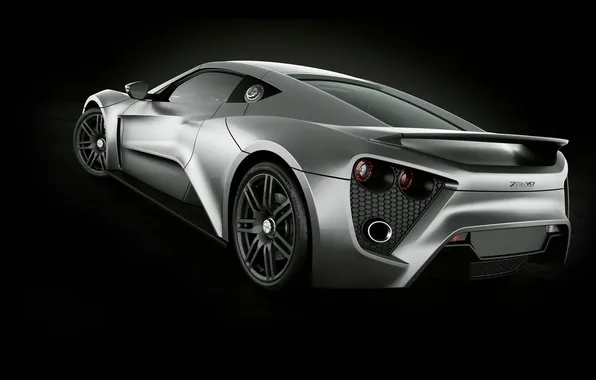 Picture Zenvo, grey, supercar, powerful