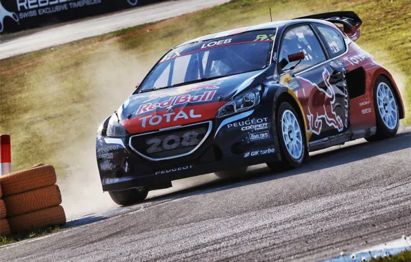 Turn, Peugeot, Peugeot, Loeb, 208, WorldRX