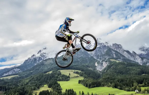 Picture bike, jump, race, sport