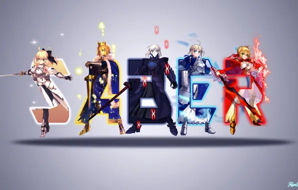 Background, the saber, Fate / Grand Order, The destiny of a great campaign
