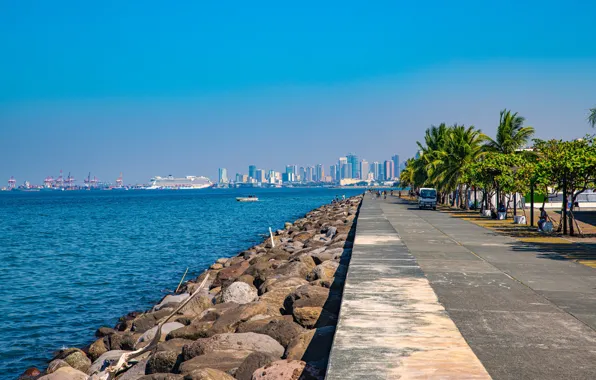 Download wallpaper promenade, Philippines, Manila Bay, Pasay, Mall of ...