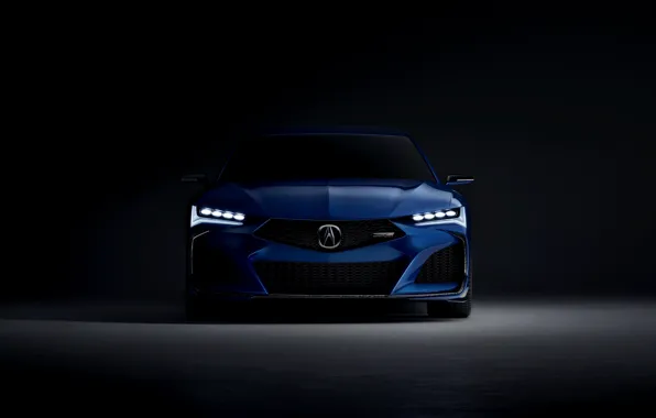 Front view, Acura, 2019, Type S Concept