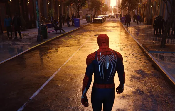 New York, 2018, Game, Spider Man, PS4
