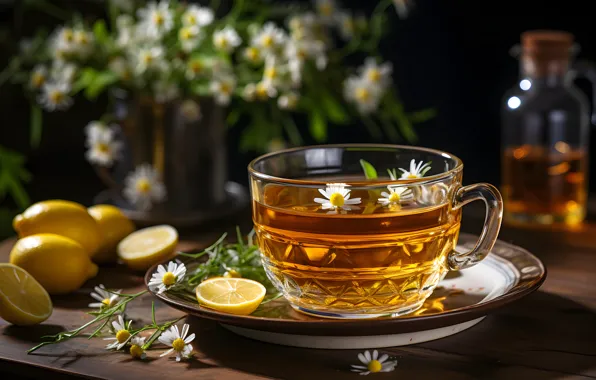Table, tea, mug, Cup, drink, AI art, neural network