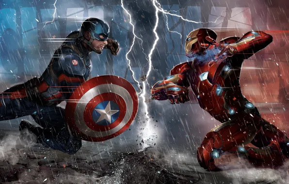 Iron Man, Captain America, Chris Evans, Tony Stark, Steve Rogers, Robert Downey, Captain America: Civil …