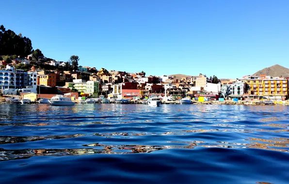 The city, Bolivia, Bolivia, Copacabana, Lake Titicaca, copacabana city