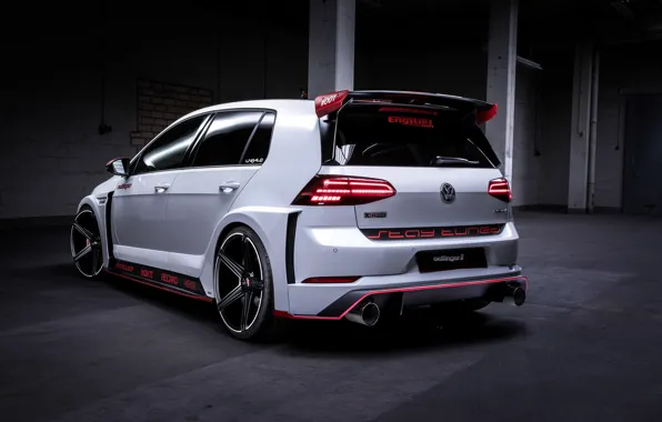 Volkswagen, rear view, Golf, GTI, Oettinger, TCR, 2019, Germany Street