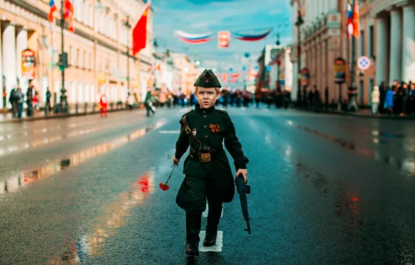 The city, Victory Day, May 9, great holiday