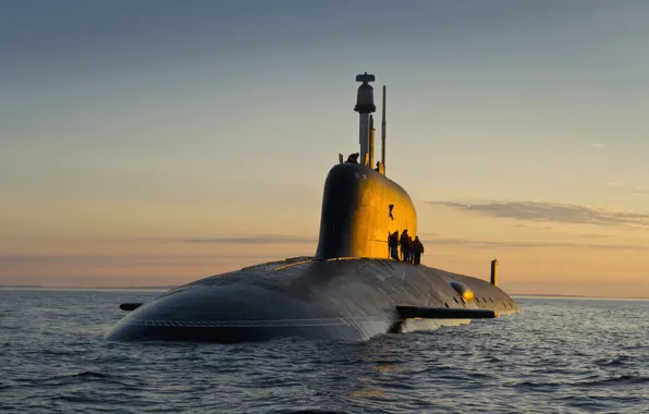 Underwater, missile, cruiser, atomic, project 855