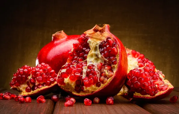 Table, fruit, grain, garnet