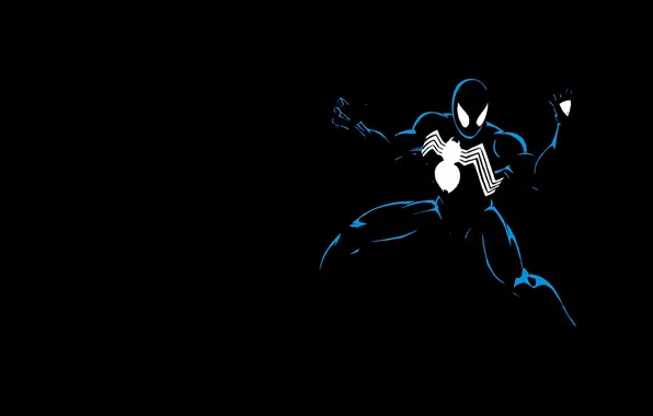 black suit spiderman wallpaper