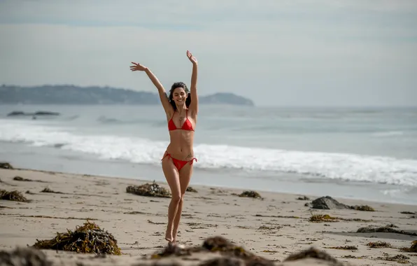 Sea, girl, bikini