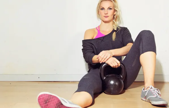 Blonde, fitness, weight, workout, workout, fitness, Training, crossfit