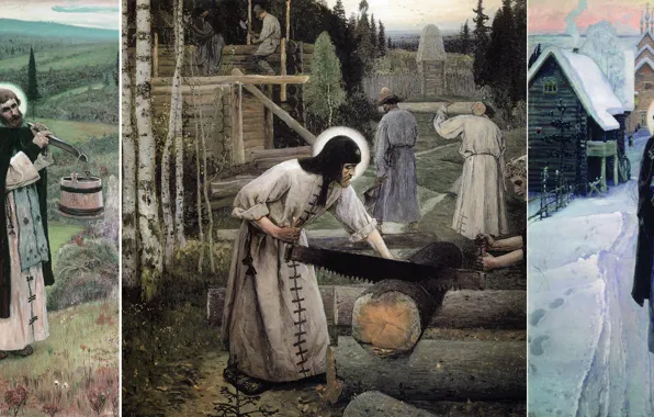 Nesterov, Mikhail Vasilyevich, St. Sergius Of Radonezh, Works