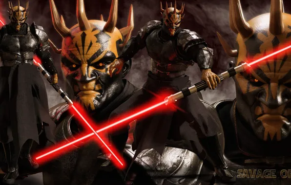 Star Wars, armor, sith, Savage Opress