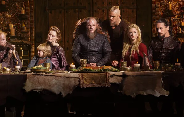 Crow, princess, Viking, Vikings, barbarian, show, Katheryn Winnick, Travis Fimmel