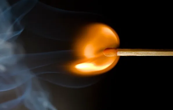 FIRE, SMOKE, FLAME, sulfur, match