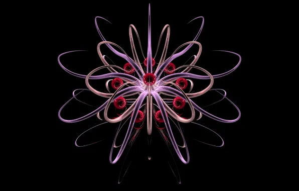 Picture abstraction, Medusa, fractal