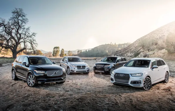 Audi, BMW, Volvo, BMW, Range Rover, XC90, Volvo, Sport