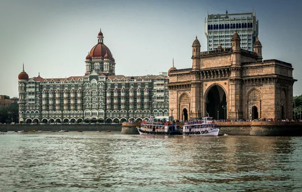 Picture River, India, Architecture, River, Architecture, Mumbai, Mumbai, India