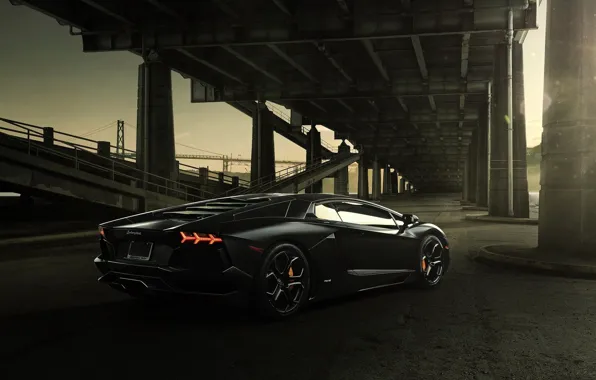 Picture LP700-4, Aventador, Lamborghini, Supercar, Bridge