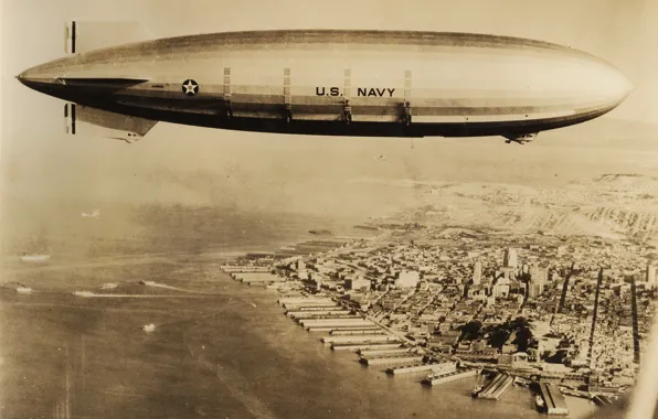 The airship, flight, USA, ballooning