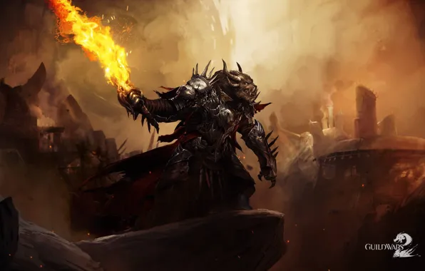 Landscape, Fire, Guild Wars2