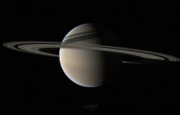 Picture stars, planet, ring, Saturn, gaz giant