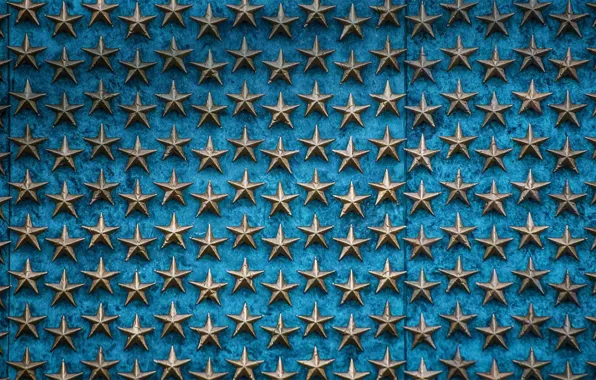 Picture stars, Washington, USA, The world war II memorial, Wall of freedom