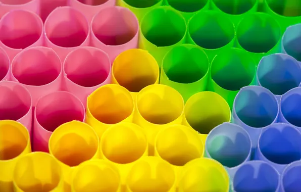 Picture leaves, paper, color, tube, rainbow, curves