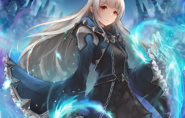 Girl, magic, chain