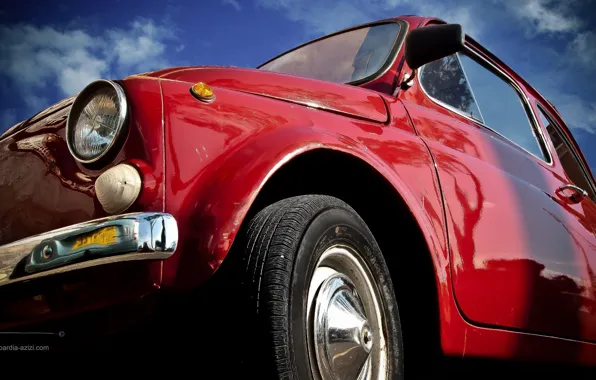 Red, Retro, red, old