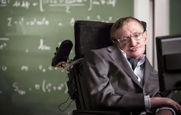 Man, scientist, homage, Stephen Hawking, wheelchair, illness, brilliant mind