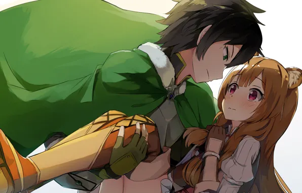 Wallpaper romance, two, The Rise Of Shield Hero, Raphtalia 