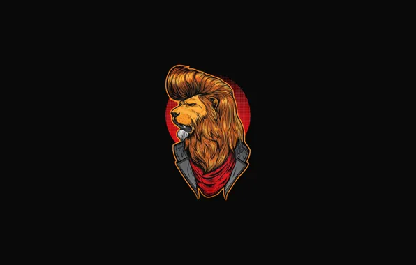 Minimalism, Style, Leo, Background, Predator, Hairstyle, Art, Art
