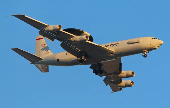 Picture weapons, the plane, E-3C