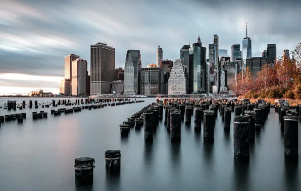 The city, Manhattan, New York City