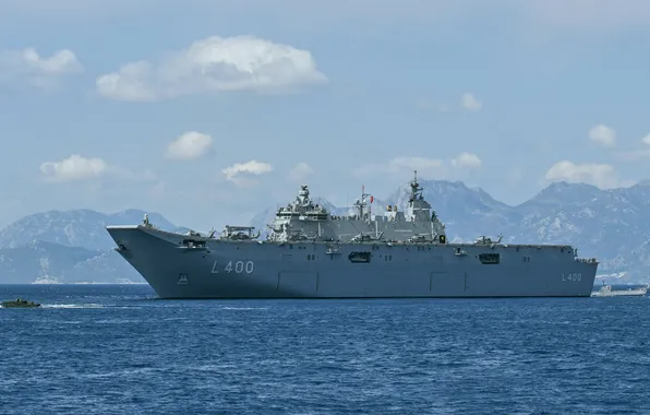 Turkey, UDC, TCG Anadolu, L 400