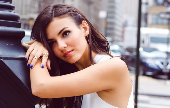 Road, machine, the city, street, home, makeup, actress, hairstyle