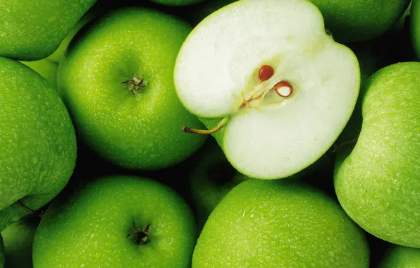 Picture green, apple, fruit