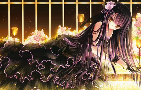 Girl, dress, Gothic