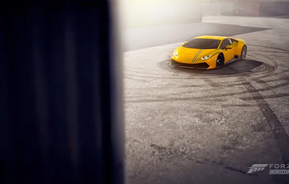 Picture Lamborghini, One, 360, Yellow, Xbox, Game, Forza, Huracan