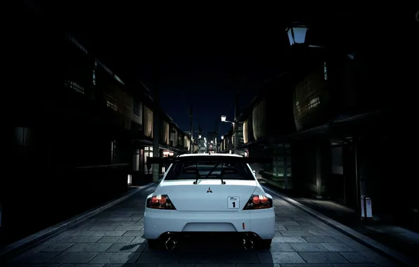 Night, game, city, tuning, Japan, lights, Machine, wide