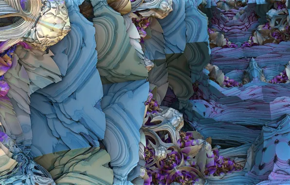 Abstraction, background, texture, form, Fractal